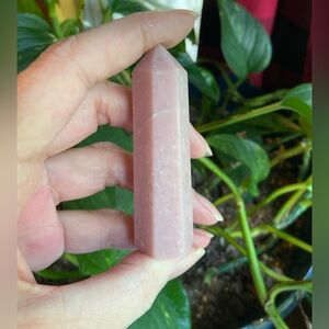 Pink Opal Crystal Tower 3 inches Tall New